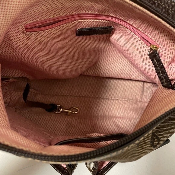 Vintage Signature Dooney & Bourke Logo Handbag - Picture 4 of 9